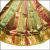 Designer Multicolour Pattu parikini SSM-11(unstitched) - Click here to View more details about this Product